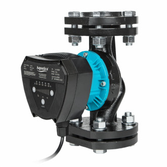 Насос циркуляційний енергозберігаючий фланц 10-185Вт Hmax 10м Qmax 167л/хв DN40 220мм + зворотний флан AQUATICA GPA40-10F/220 IV (774086)-[articul]