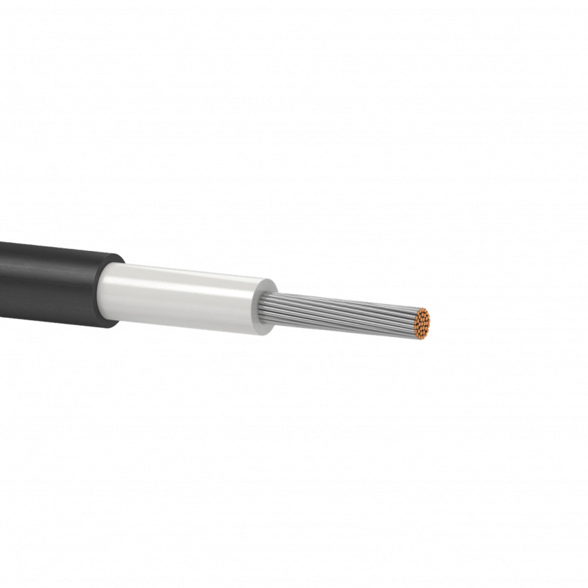 Кабель для сонячних електростанцій H1Z2Z2-K 1*4 1.5 м чорний (тато/мама)-