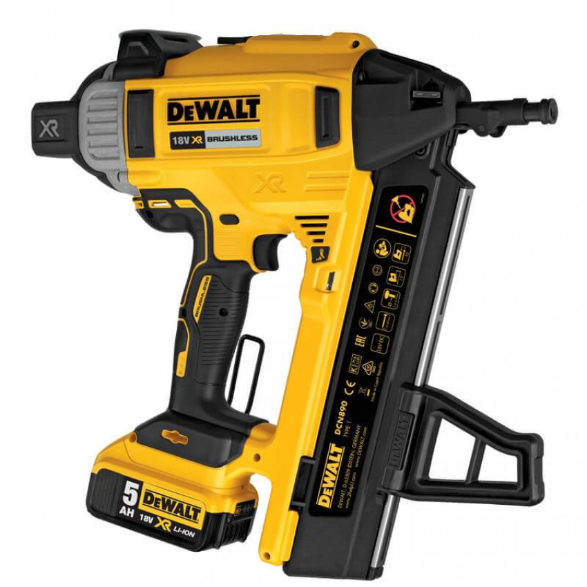 Пістолет гвоздезабивний акумуляторний безщітковий DeWALT DCN890P2-DCN890P2