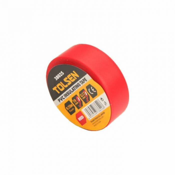 Ізоляційна стрічка червона-38025