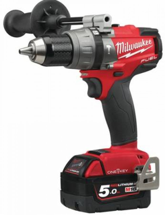 Дриль-шуруповерт акум. MILWAUKEE, M18 ONEDD-502X, 135Нм (ЗУ, 2X5Ач, HDкейс) (заміна на 4933464525)-4933451149
