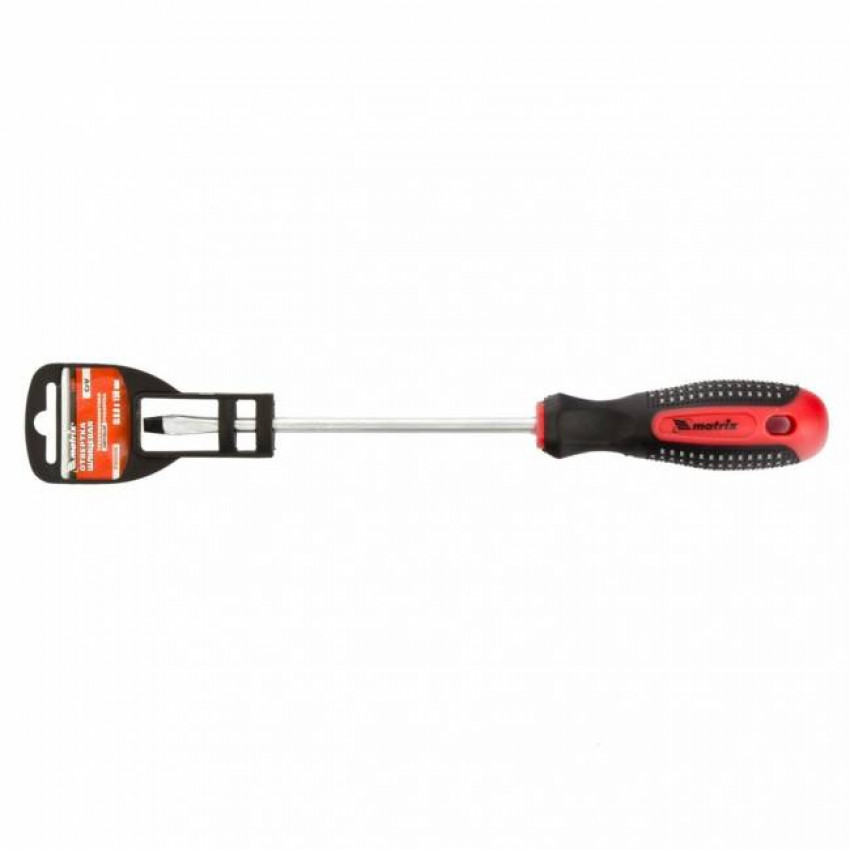 Викрутка Fusion SL6.0 х 150 мм, CrV, трикомпонентна рукоятка "anti slip", MTX-114249