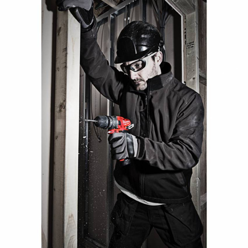 Дриль-шуруповерт з ударом акумуляторна MILWAUKEE, M12 FPDX-202X, 37Нм, (зарядний пристрій, 2 акум.Х 2Ач, патрон FIXTEC, кейс)-4933464136