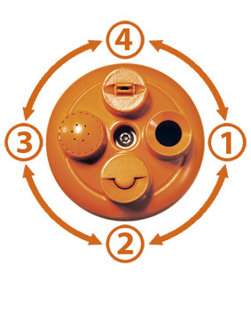 Дощувач на шпиці Vario-Jet полив до 87м2-86620000