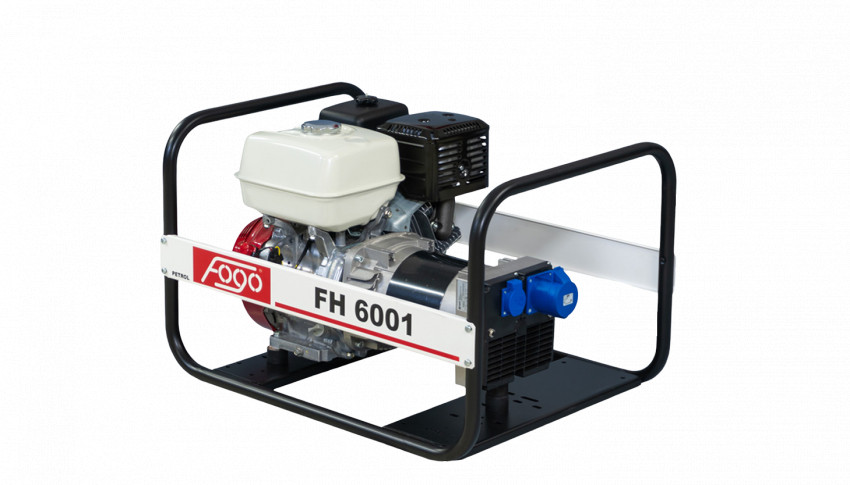 Генераторна установка F6001 1ф-5,6кВт, двиг.RATO, бак-6,2л.-F 6001