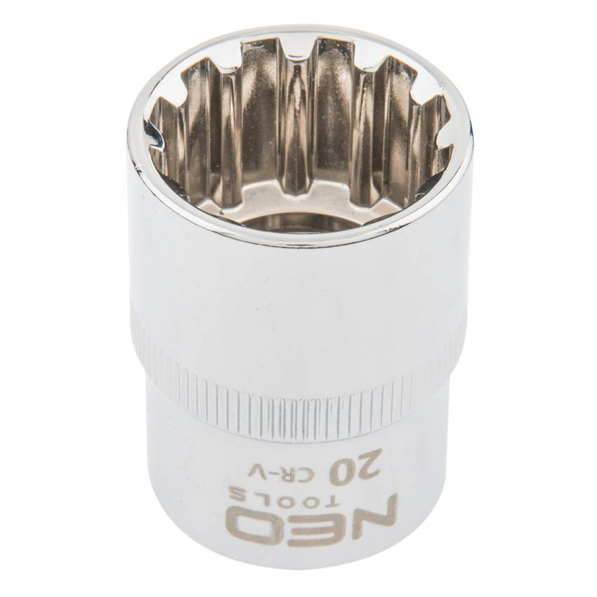 Головка змінна  Spline 1/2" 20 мм-08-592