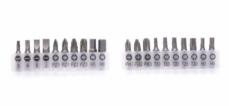 Набір викруток та бітів TAGRED TA1135, 34 шт-TA1135