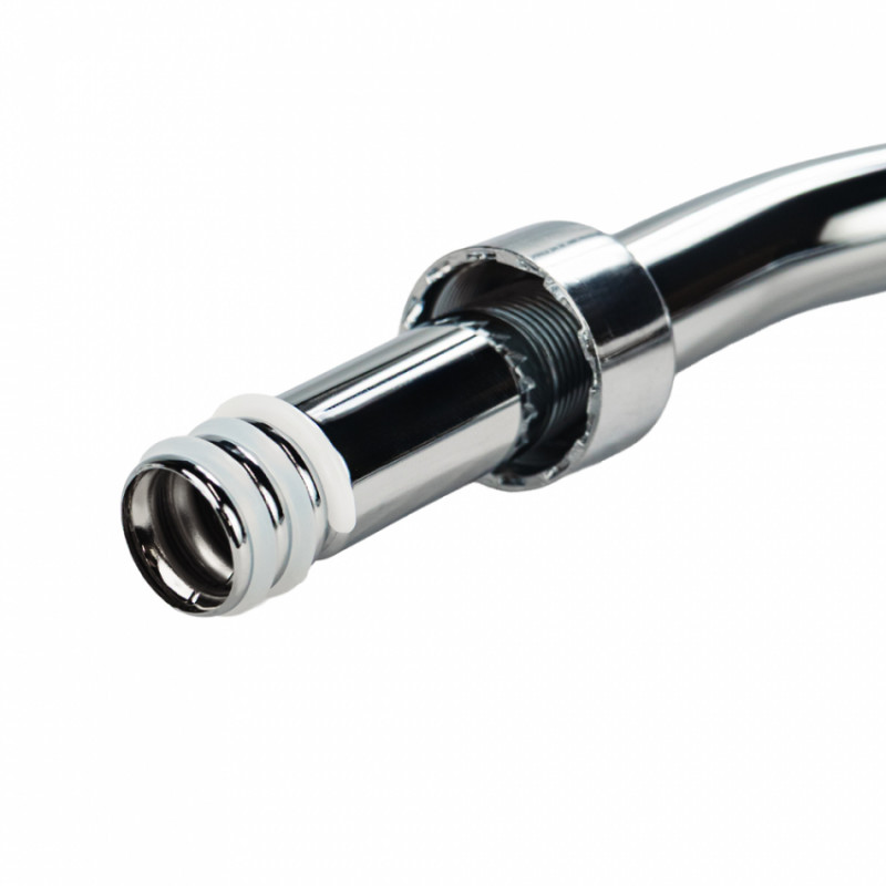 Кран-водонагрівач проточний s96 3.3кВт для кухні вилив вухо на гайці з дисплеєм і термостатом AQUATICA (9796113)-9796113