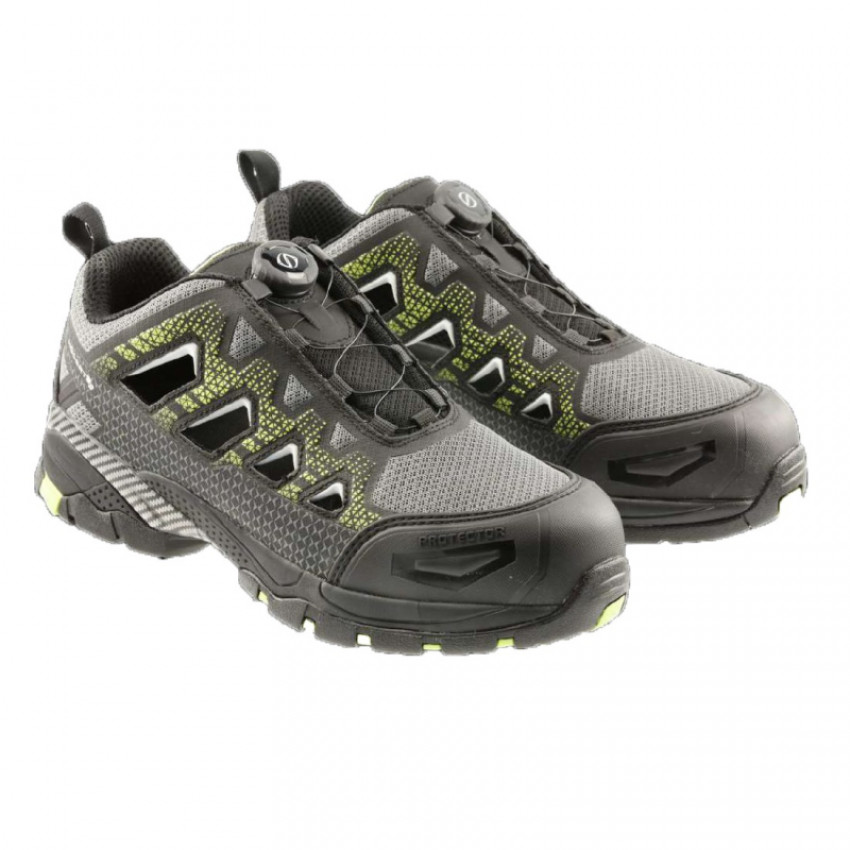 Сандалі робочі PAGLAU, LACE SYSTEM, S1PS SR FO чорний/зелений HOEGERT 40 HT5K580-40-HT5K580-40