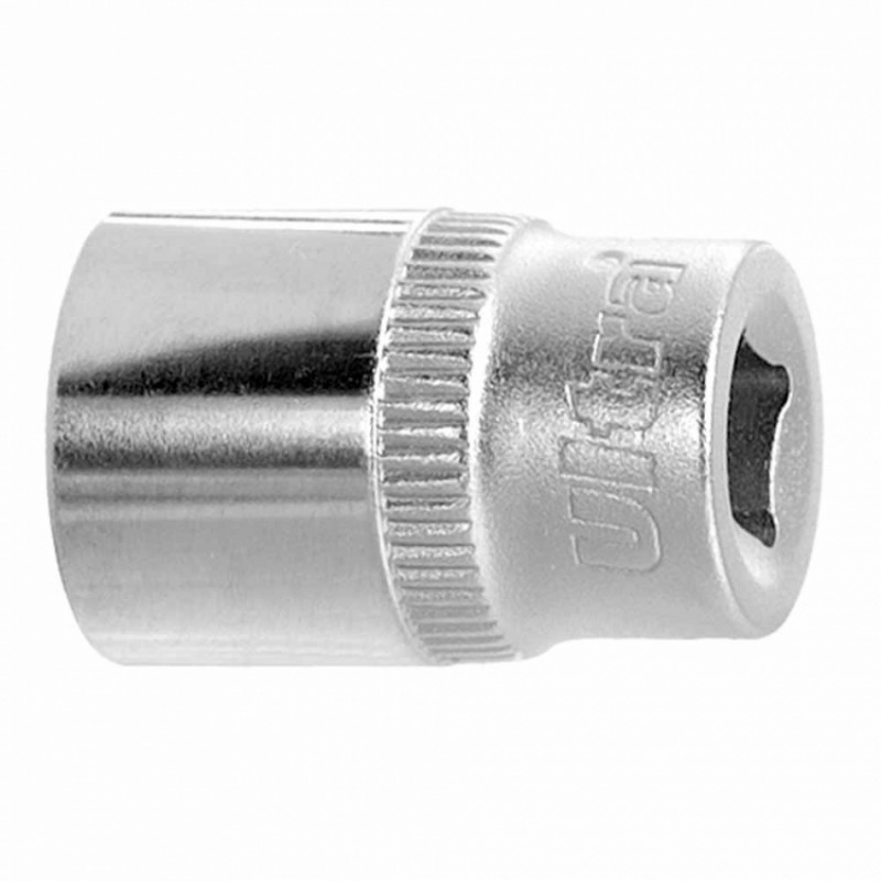 Насадка шестигранна коротка 1/4" 12мм CrV ULTRA (6060122)-6060122