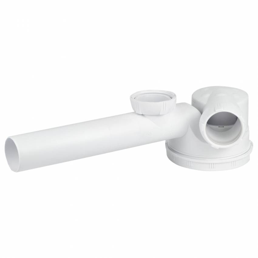 Сифон для подвійної кухонної мийки Espace 1½"×Ø40мм WIRQUIN (9542402)-9542402