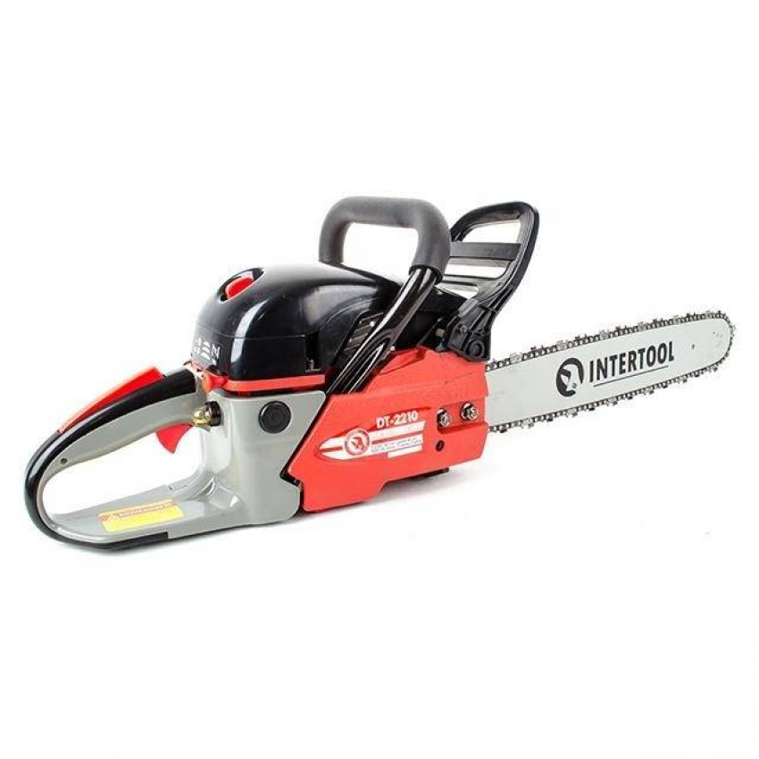 Мотопила ланцюгова, 2.0кВт/2.7 HP, шина-45 см, ланцюг 3/8" INTERTOOL DT-2210-DT-2210