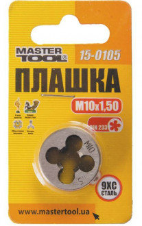 Плашка для нарізування різьблення MASTERTOOL M10х1.5 мм 15-0105