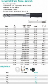Ключ динамометричний 3/4&quot; 100-600Нм