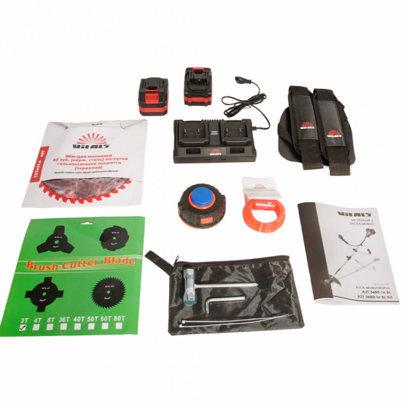 Коса акумуляторна Vitals Master AZT 3680-1n BL Kit-243562