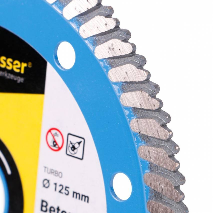 Круг алмазний вiдрiзний Turbo 125x2,2x8x22,23  Baumesser Beton PRO-90215008010