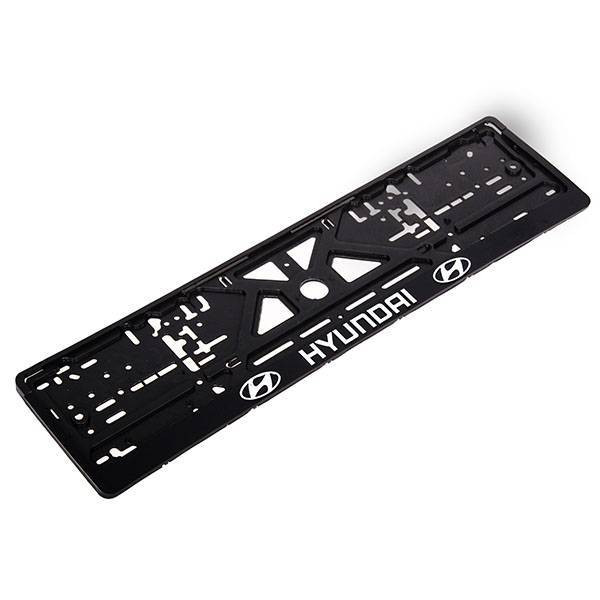 Рамка номера пластик Hyundai з хром. рельєфним написом-UKR-06 (100)