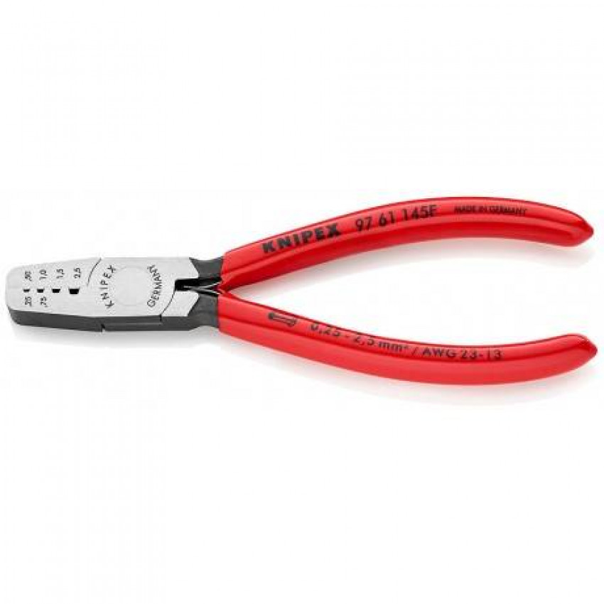 Інструмент для обжиму контактних гільз KNIPEX 97 61 145 F-97 61 145 F