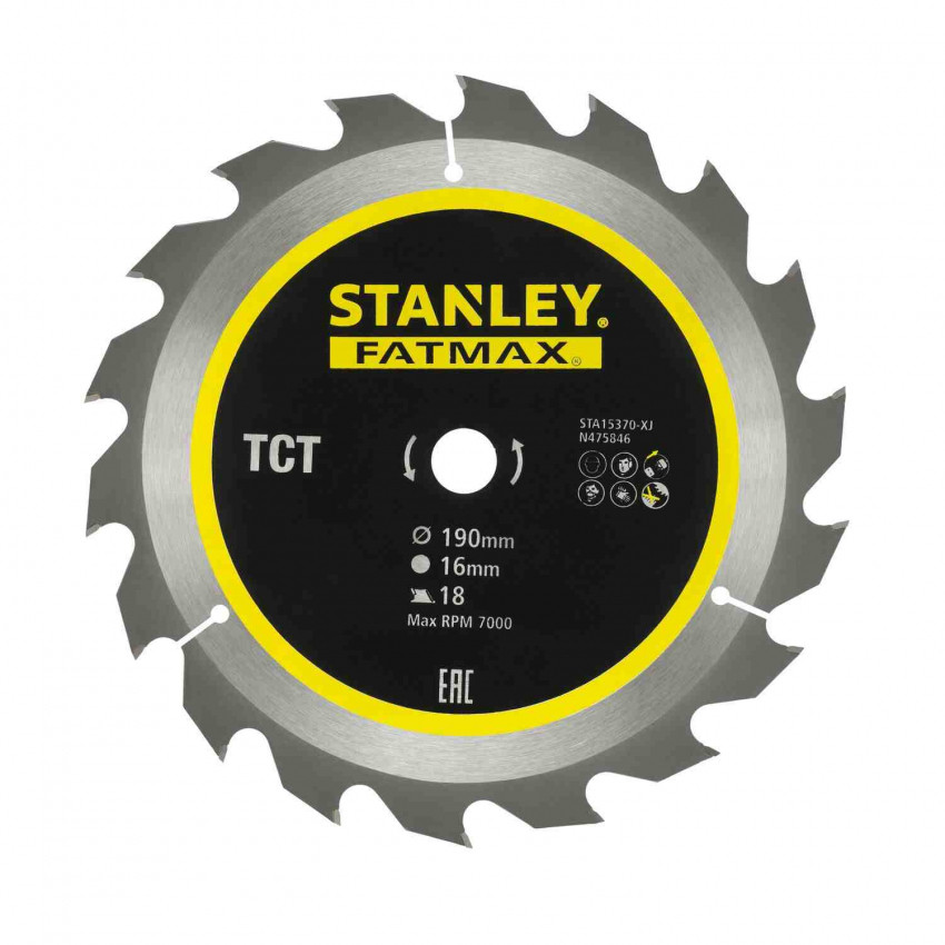 Диск пилковий TCT STANLEY STA15370-STA15370