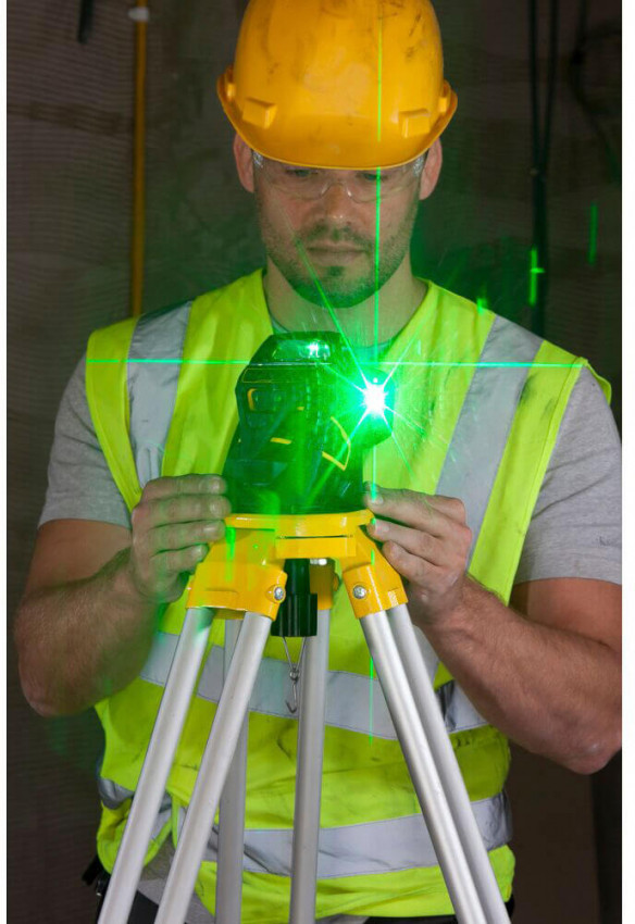 Рівень лазерний FatMax®MultilineGreen трипроменевий площинний самовирівнюючий, чемодан STANLEY FMHT1-77356-FMHT1-77356
