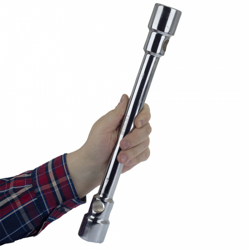 Ключ балонний посилений 30×32×400мм CrV satine Sigma (6032141)-6032141