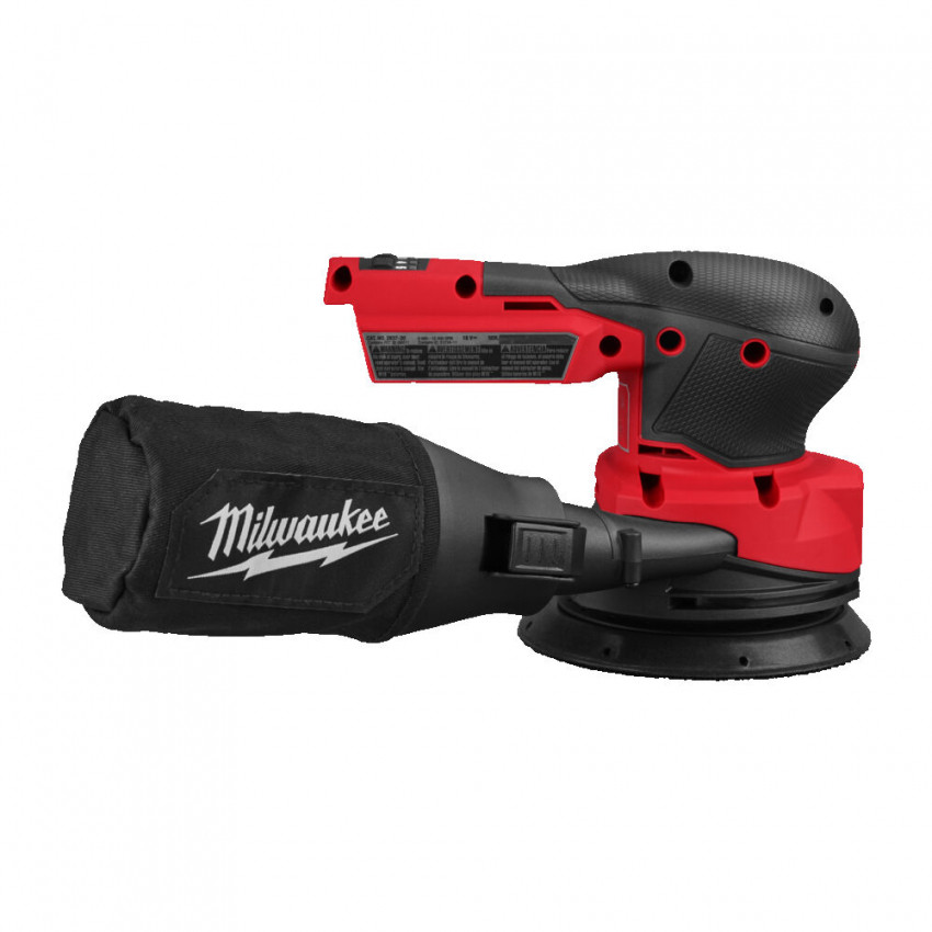 Шліфмашина ексцентрикова акумуляторна безщіткова MILWAUKEE M18 FROS125-0B Ø125мм (каркас)-4933498253