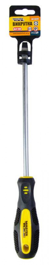 MasterTool Викрутка плоска SL8*200, Ст.: 48-5820-48-5820
