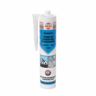 Герметик силіконовий санітарний 280мл (310г) ОАЕ ASMACO (2732221)-[articul]