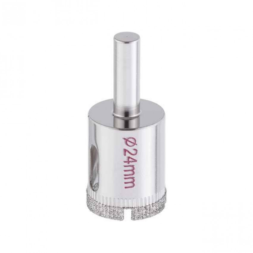 Коронка трубчаста по склу та кераміці 24 мм INTERTOOL SD-0355-SD-0355