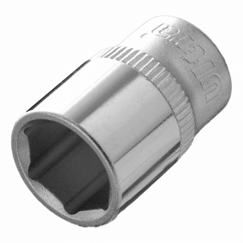 Насадка шестигранна коротка 1/4" 13мм CrV ULTRA (6060132)-6060132