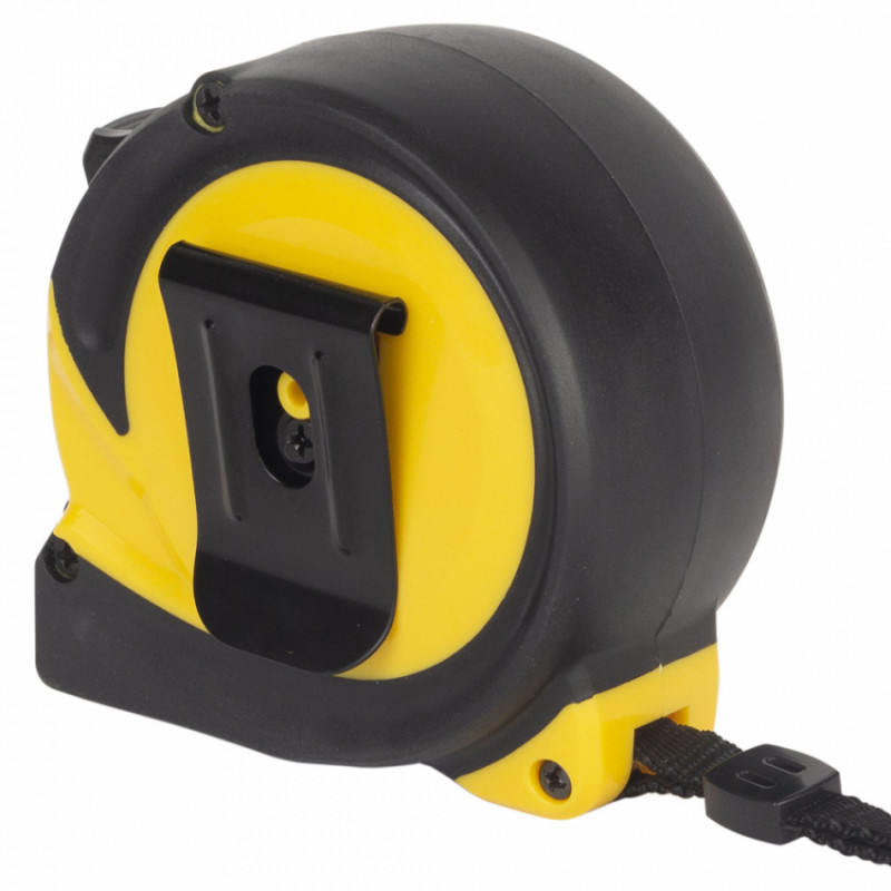 Рулетка обгумована Compact двостороннє полотно/зачіп 10м×25мм SIGMA (3814681)-3814681