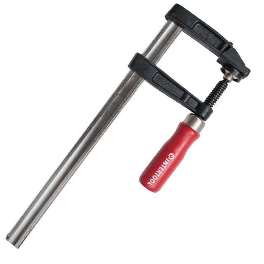 Струбцина тип "F" 250*50мм, DIN5117 INTERTOOL HT-6002-HT-6002
