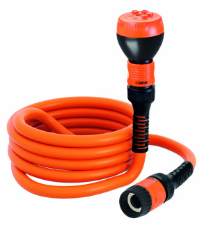 Шланг поливальний пружинний 1/2&quot; TWIDDY 15м, з конекторами і розпилювачем