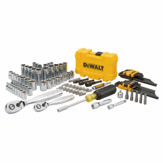 Набір головок, біт, ключів шестигранних 1/4 та 3/8, 108 предметів. DeWALT DWMT73801-1