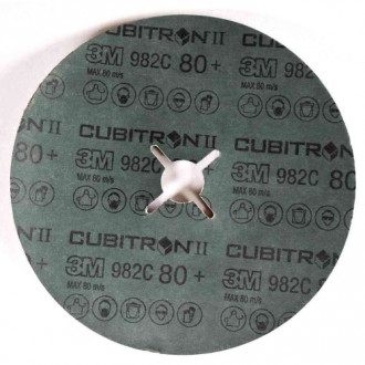 982С Фібровий Круг 3M™ Cubitron™ II, 125х22мм 80+