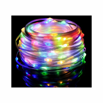 Гірлянда вулична світлодіодна вологозахищена в силіконі FAIRY-10 RGB-[articul]