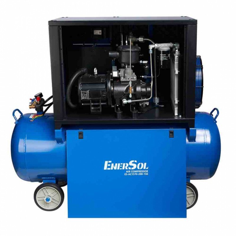 Компресор повітряний безмасляний EnerSol ES-AC1570-200-1SS-ES-AC1570-200-1SS