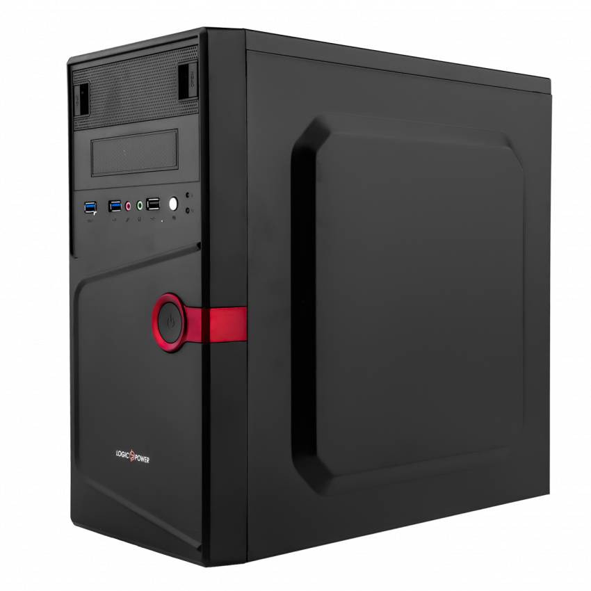Корпус LP 6104 - 400w 8cm MATX, 2xUSB3.0+1xUSB2.0-