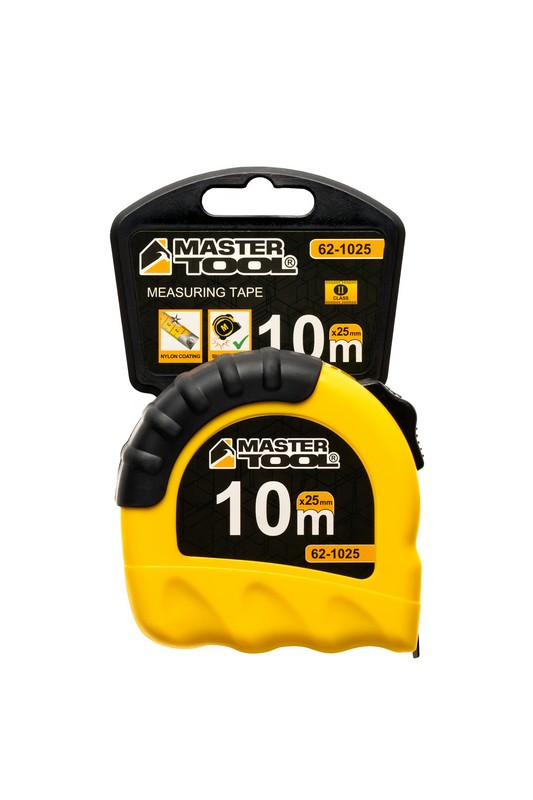 Рулетка MASTERTOOL "Shiftlock" 10 м 25 мм нейлонове покриття 62-1025-62-1025
