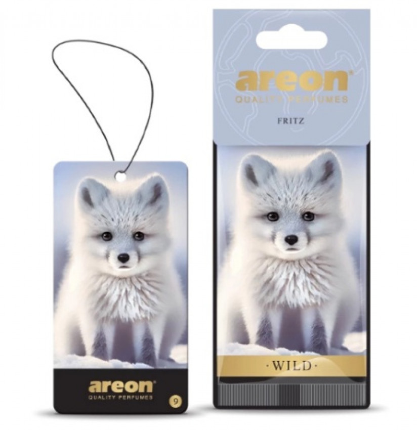Ароматизатор Wild картонна підвіска Білий лис (Fritz) Areon-085260