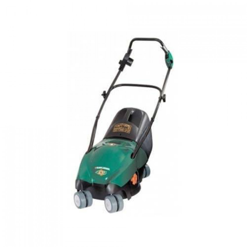Газонокосарка роторна BLACK DECKER, 1000Вт, 14 рівнів підрізування трави - від 19 мм до 95 мм, ширина різу 34 см, 36 л.-GF1034