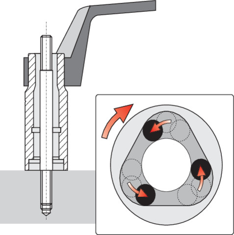 Головки для видалення гвинтових шпильок YATO з квадратами 3/8" і 1/2", 11 шт. [5]-YT-06201