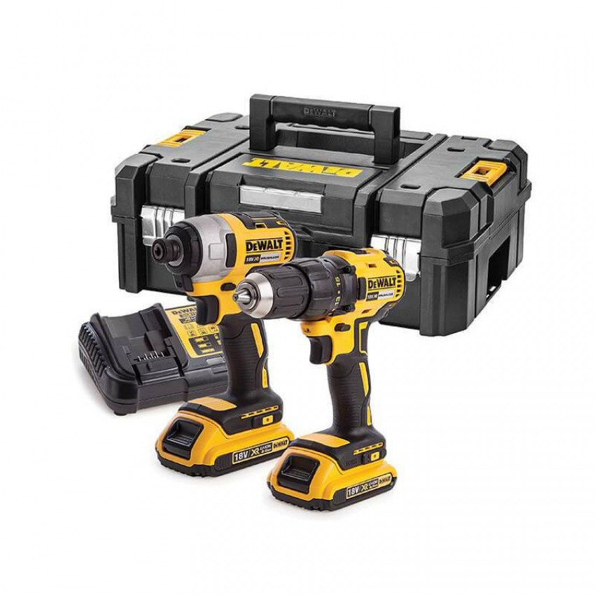 Набір з двох безщіткових інструментів DeWALT DCK2059D2T-DCK2059D2T