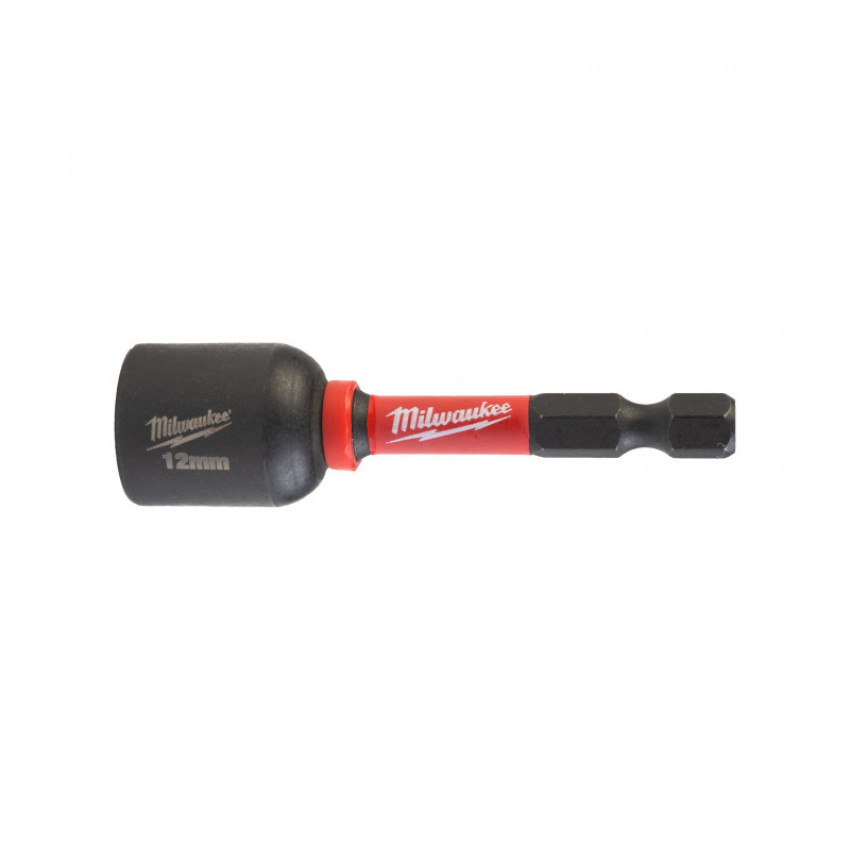 Торцевая головка 1/4 дюйма, шестигранная, 12 мм Shockwave, ударопрочная Milwaukee 4932492442-4932492442