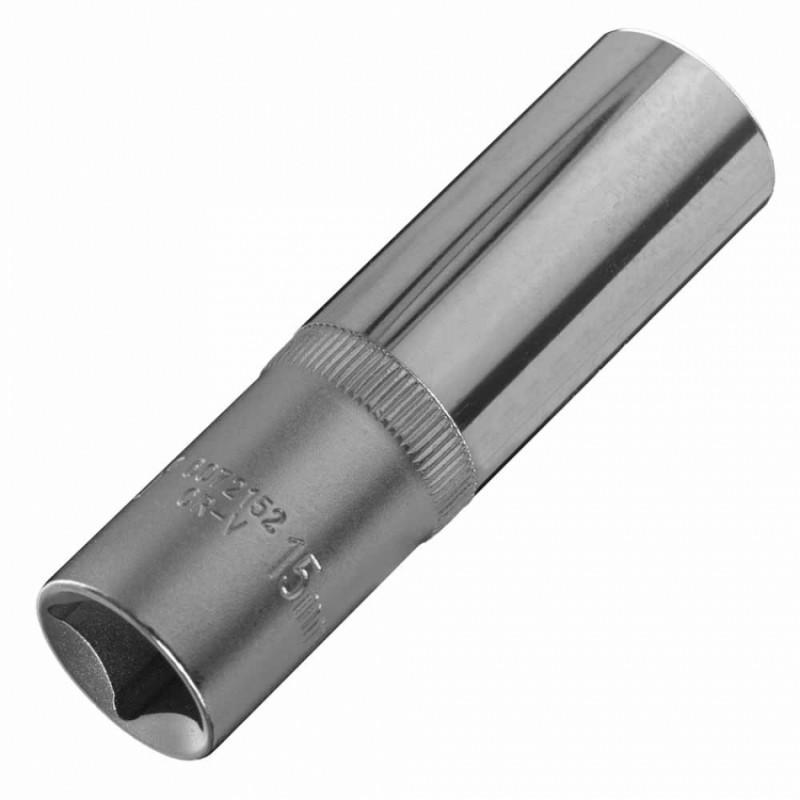 Насадка шестигранна довга 1/2" 15мм CrV ULTRA (6072152)-6072152