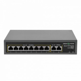 Комутатор мережевий POE GV-007-D-08+2P