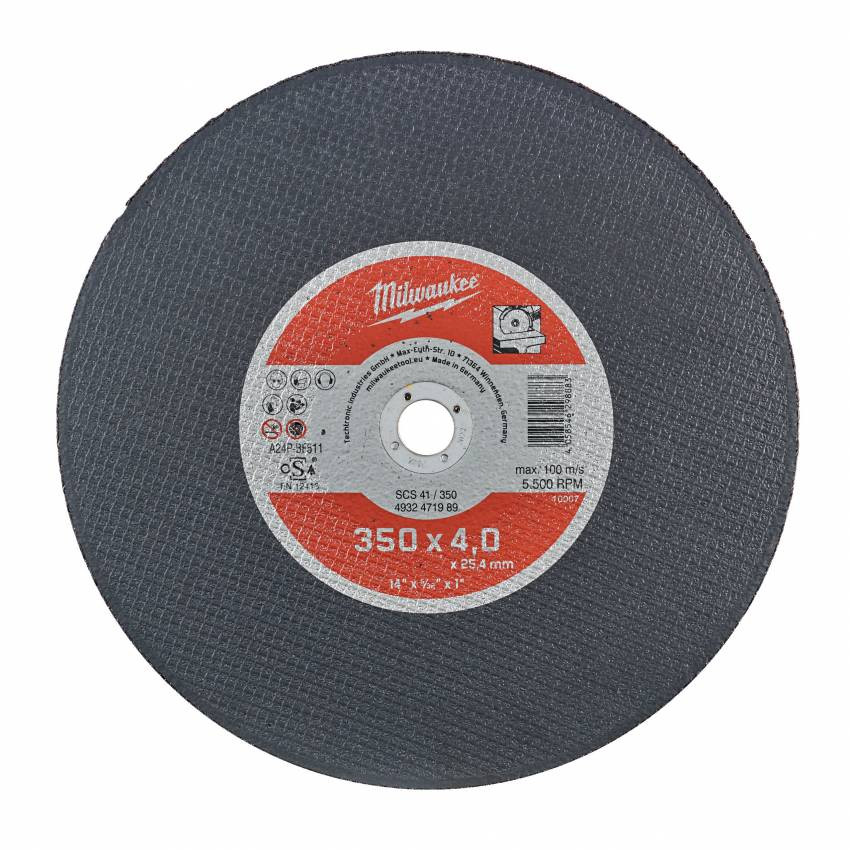 Диск відрізний MILWAUKEE, SCS 41/125х1 PRO, Ø125мм-4932451487