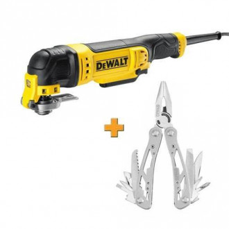 Багатофункціональний інструмент DeWALT, 300 Bт, 3 насадки, шліфлісти 25шт 0-84-519.-[articul]