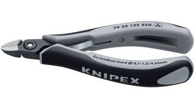 Прецизійні кусачки бокові для електроніки KNIPEX 79 22 125 ESD-[articul]