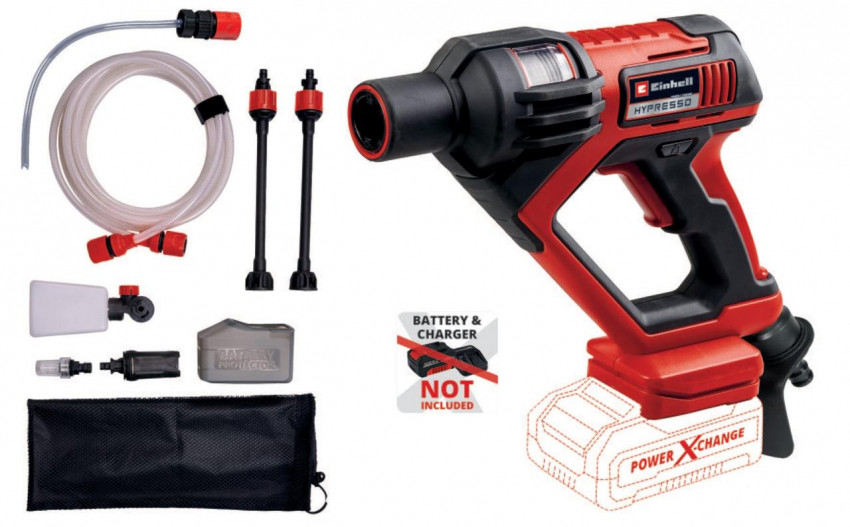 Мийка високого тиску акумуляторна Einhell HYPRESSO 18/24-1 Li (4140135)-